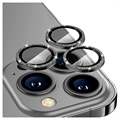 Rhinestone iPhone 14/14 Max Camera Lens Protector - Blue