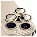 Rhinestone iPhone 14/14 Max Camera Lens Protector - Blue