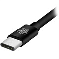 Hat Prince HC-13 USB-C / 3.5mm & Type-C Audio Adapter - Black