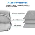 Haweel HWL7014 Slim Laptop Sleeve - 12.5"-13.5″ - Light Grey
