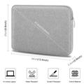 Haweel HWL7014 Slim Laptop Sleeve - 12.5"-13.5″ - Light Grey
