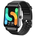Haylou RS4 Plus LS11 Waterproof Smartwatch - Silicone Strap - Black