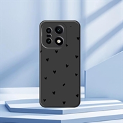 OnePlus 15 Heart Pattern Slim TPU Case - Black