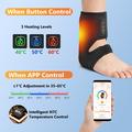 Heated Ankle Wrap / Electric Foot Warmer - 3000mAh - Black
