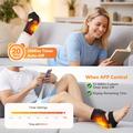 Heated Ankle Wrap / Electric Foot Warmer - 3000mAh - Black