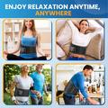 Heated Waist Massager with Air Pressure and Vibration - Black