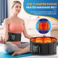 Heated Waist Massager with Air Pressure and Vibration - Black