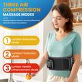 Heated Waist Massager with Air Pressure and Vibration - Black