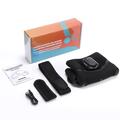 Heating Vibrating Shoulder Wrap/Massager with Magnetic Remote - Black
