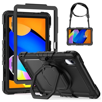 Lenovo Tab M11/Idea Tab Heavy Duty 360 Case with Hand Strap - Black