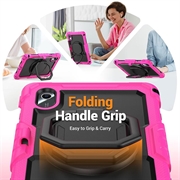 Lenovo Tab M11/Idea Tab Heavy Duty 360 Case with Hand Strap - Hot Pink