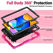 Lenovo Tab M11/Idea Tab Heavy Duty 360 Case with Hand Strap - Hot Pink