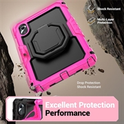 Lenovo Tab M11/Idea Tab Heavy Duty 360 Case with Hand Strap - Hot Pink