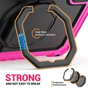Lenovo Tab M11/Idea Tab Heavy Duty 360 Case with Hand Strap - Hot Pink