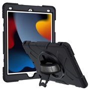 iPad 10.2 2019/2020/2021 Heavy Duty 360 Case with Hand Strap