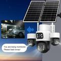Hi2-Solar 4G 4-Lens Solar Security Camera - White