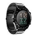 HiFuture FutureGo Pro Stainless Steel Smartwatch (Open Box - Excellent) - Black