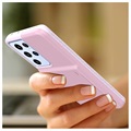 Samsung Galaxy S21 Ultra 5G Hybrid Case with Hidden Mirror & Card Slot - Pink