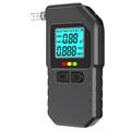 High-Accuracy Digital Breathalyzer / Alcohol Tester with Voice Alert - Black