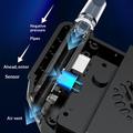 High-Accuracy Digital Breathalyzer / Alcohol Tester with Voice Alert - Black