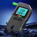 High-Accuracy Digital Breathalyzer / Alcohol Tester with Voice Alert - Black