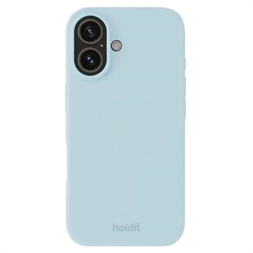 iPhone 16 Holdit Silicone Case - Mineral blue