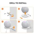HomePod mini AhaStyle 2-Pack Wall Mount Holders with Cable Management - White