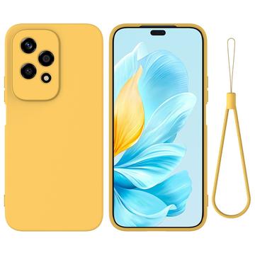 Honor 200 Lite Liquid Silicone Case - Yellow