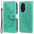Honor 200 Mandala Series Wallet Case - Green