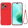 Honor 400 Lite Liquid Silicone Case with Hand Strap