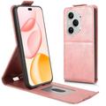 Honor 400 Pro Vertical Flip Case with Stand - Rose Gold