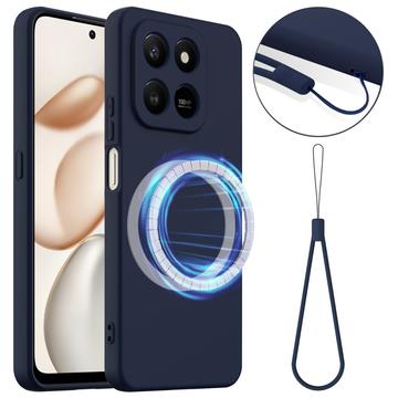 Honor 400 Smart 5G/4G/X7d 4G/5G Liquid Silicone Case - MagSafe Compatible - Dark Blue