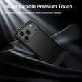 Honor 600/600 Pro Brushed TPU Case - Carbon Fiber - Black
