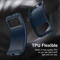 Honor 600/600 Pro Brushed TPU Case - Carbon Fiber - Blue
