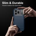 Honor 600/600 Pro Brushed TPU Case - Carbon Fiber - Blue
