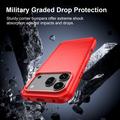 Honor 600/600 Pro Brushed TPU Case - Carbon Fiber - Red