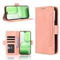 Honor 600 Lite Cardholder Wallet Case - Pink
