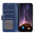 Honor 600 Lite Wallet Case with Stand - Blue