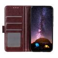 Honor 600 Lite Wallet Case with Stand - Brown