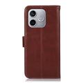 Honor 600 Lite Wallet Leather Case with RFID - Brown