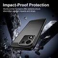 Honor 600 Smart Brushed TPU Case - Carbon Fiber