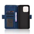Honor 600 Smart Cardholder Wallet Case - Blue
