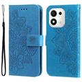 Honor 600 Smart Mandala Wallet Case with Wrist Strap