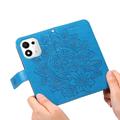Honor 600 Smart Mandala Wallet Case with Wrist Strap