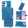 Honor 600 Smart Mandala Wallet Case with Wrist Strap