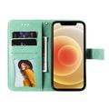 Honor 600 Smart Mandala Wallet Case with Wrist Strap - Mint Green