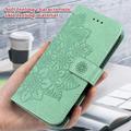 Honor 600 Smart Mandala Wallet Case with Wrist Strap - Mint Green