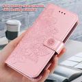 Honor 600 Smart Mandala Wallet Case with Wrist Strap - Pink