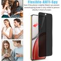 Honor 600 Smart Privacy Full Cover Tempered Glass Screen Protector - Black Edge