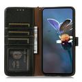 Honor 600/600 Pro Wallet Leather Case with RFID - Black